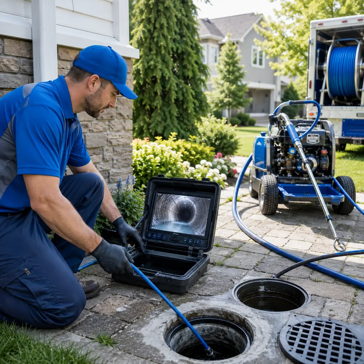 Outdoor drain cleaning professionals serving Chester, VA